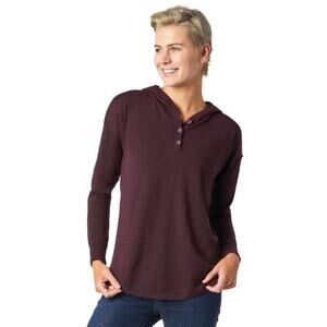 Smartwool Sweater Womens Small Shadow Pine Hoodie Color Woodsmoke Heather